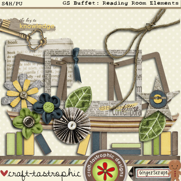 GS Buffet; Reading Room Elements by Craft-tastrophic