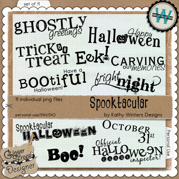 Spooktacular by Kathy Winters Designs