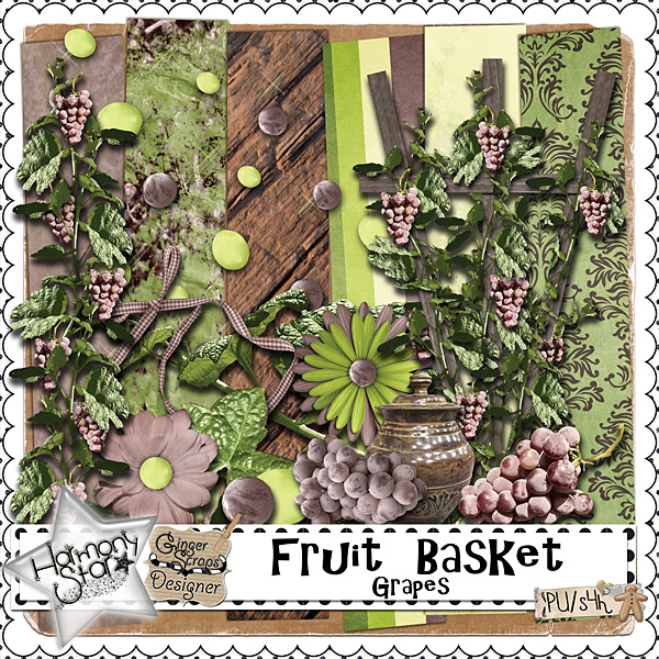 Fruit Basket - Grapes