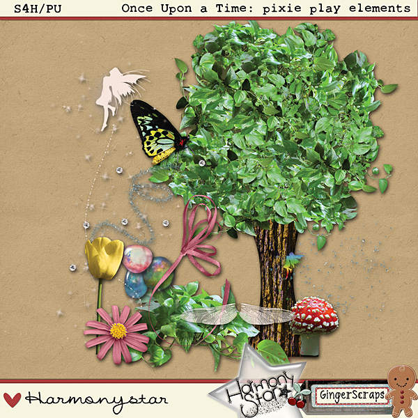 Once Upon A Time: pixie play elements