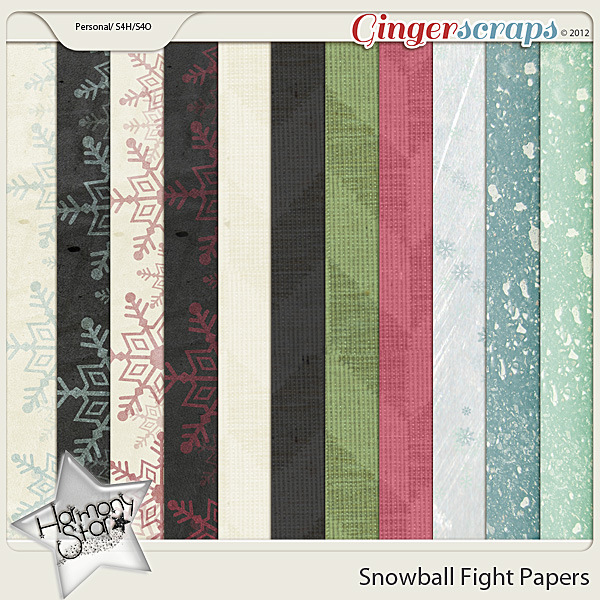 Snowball Fight Papers by Harmonystar