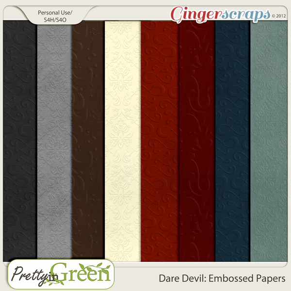 Dare Devil: Embossed Papers
