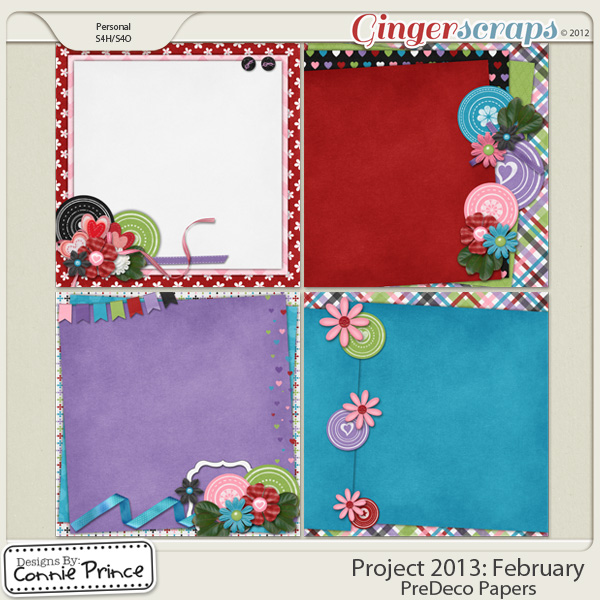 Project 2013: February - PreDeco Papers