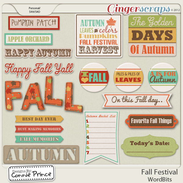 Fall Festival - WordBits