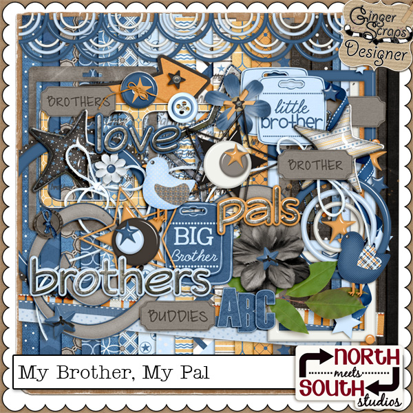 My Brother, My Pal {Full Kit} by North Meets South Studios