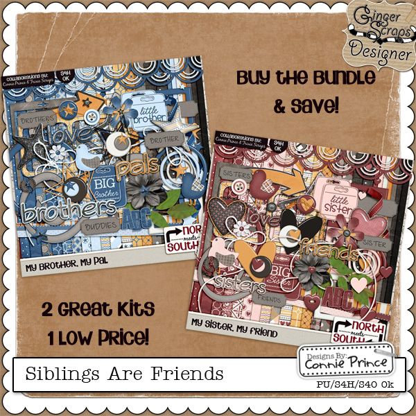 Siblings Are Friends {Value Bundle} by North Meets South Studios