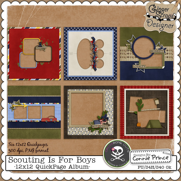 Scouting is for Boys {Quickpages}