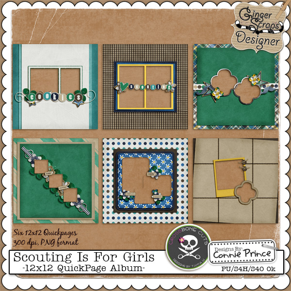 Scouting is for Girls {Quickpages}