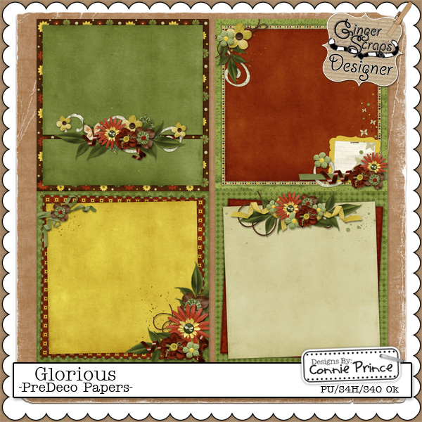 Glorious - PreDeco Papers