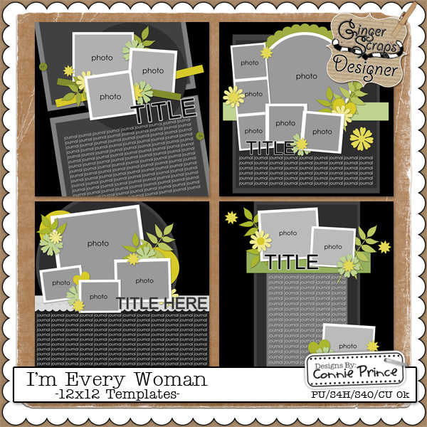 I'm Every Woman - 12x12 Temps (CU OK)