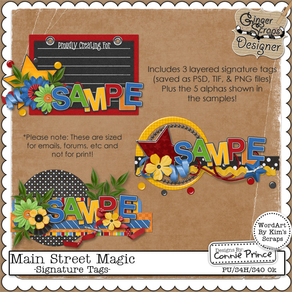 Main Street Magic - Signature Tags