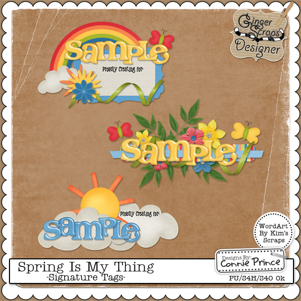 Spring Is My Thing - Signature Tag