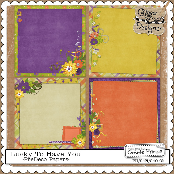 Lucky To Have You - PreDeco Papers