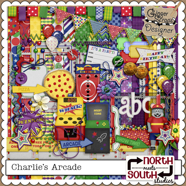 Charlie's Arcade {Full Kit} by North Meets South Studios