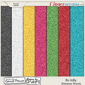 Be Jolly - Shimmer Sheets