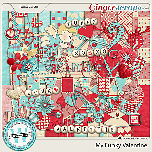 My Funky Valentine by Kathy Winters Designs