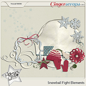Snowball Fight Elements by Harmonystar