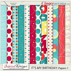ITs MY BIRTHDAY: Paper Pack 1