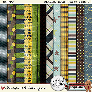 READING ROOM: Paper Pack 1 from Inspired Designs