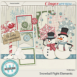 Snowball Fight Element Pack