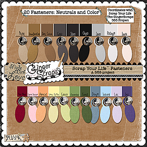 Scrap Your Life: Project-365~ Fasteners