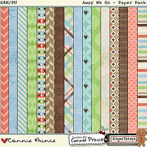 Away We Go: Paper Pack by Connie Prince