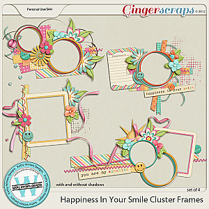Happiness In Your Smile Cluster Frames