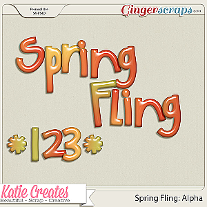 Spring Fling Alpha: by Katie Creates