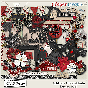 Attitude Of Gratitude - Element Pack by Connie Prince