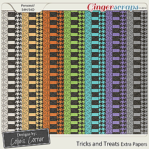 Tricks and Treats Extra Papers