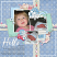 Bygone Baby digital scrapbook layout by Renee