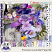 Provence Lavender Digital Scrapbook Page Kit