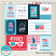 Stars and stripes - cards by HeartMade Scrapbook