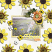 sunflowers scrapbook page kit and template