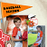 baseball digital scrapbooking kit with templates