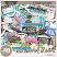 Raindrops & Bloom Digital Art Elements by Just Because Studio