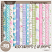 Raindrops & Bloom Digital Art Papers by Just Because Studio