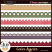 Gala Affair Digital Scrapbook Borders Preview by ADB Designs