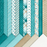 Paint Chips Fountain Blue by Connie Prince