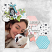 Here Kitty Kitty Scrapbook Page by Bernice