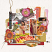 Market Days Elements Scrapbook Page by Lou Smith