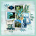 Deep Blue Wonder Scrapbook Page by Norma