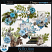 Reflection Digital Scrapbook Word Art Clusters Preview by ADB Designs