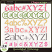 Beautiful Morning Digital Scrapbook Alphas Preview by ADB Designs