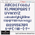 Full Alphabet Characters