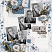 Feeling Blue scrapbook page by Carina