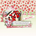 Strawberry Blossom Scrapbook Page by Tanja