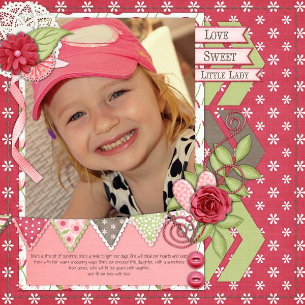 GingerScraps :: Kits :: Little Lady Digital Scrapbooking Kit