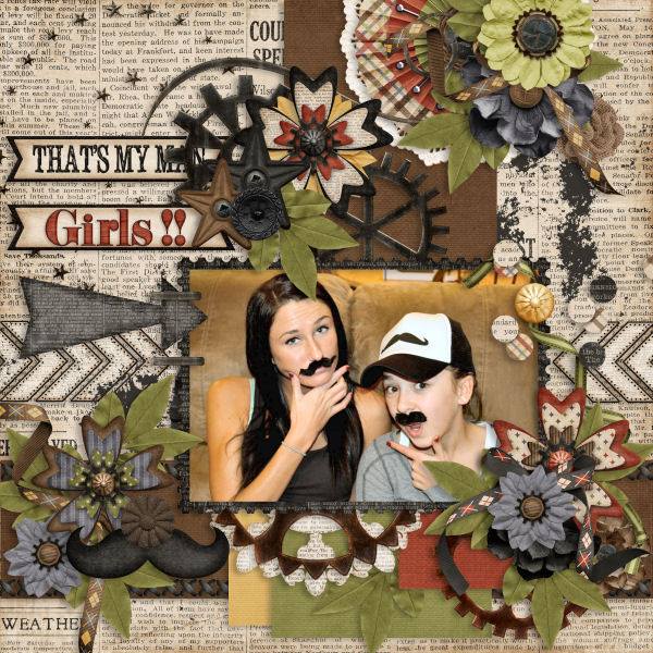 Digital Scrapbooking Kits, It's A Man's World Kit-(SNP), Boys, Holidays -  Father's Day, Nature, Vintage