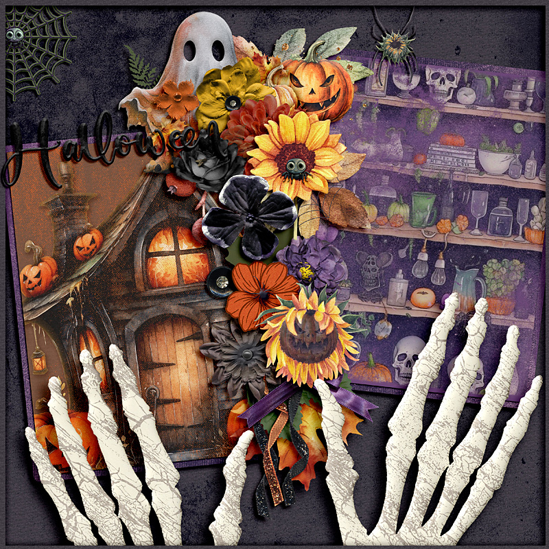 GingerScraps :: Kits :: Spooky Halloween Digital Scrapbooking Kit